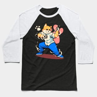 karate shiba dog Baseball T-Shirt